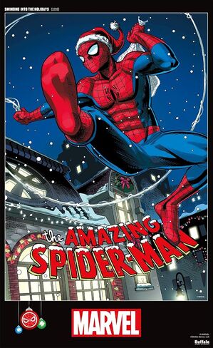 Marvel - Swinging into The Holidays - 500 Piece Jigsaw Puzzle for Adults Challenging Puzzle Perfect for Game Nights - 500 Piece Finished Size is 21.25 x 15.00 in Saudi Arabia