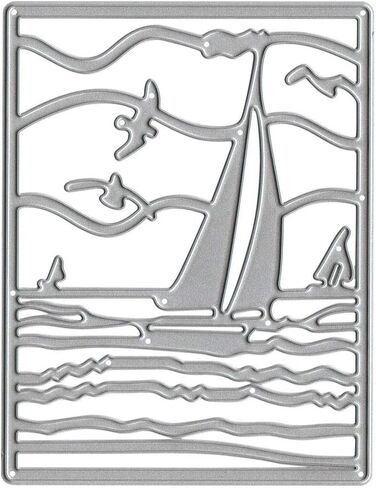 Hyy إطار زهرة معدنية قطع يموت لصنع بطاقة، نجوم جوفاء زهرة خلفية يموت تخفيضات الربيع الزهور مستطيلة يموت الاستنسل أداة النقش سكرابوكينغ DIY محفورا الحرفية يموت in Kuwait