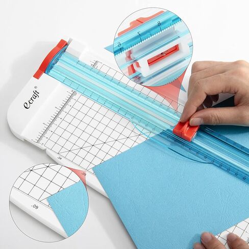 ماكينة تشذيب قطع الورق من Ecraft مع مجموعة أدوات إزالة الأعشاب من الفينيل، أدوات إزالة الأعشاب/مكشطة/ملعقة/ملاقط/مقص مجموعة أدوات أساسية لسكرابوكينغ، الملصقات، البطاقات، القسيمة، الحروف، الأعمال الفنية DIY، القطع، الربط in Kuwait