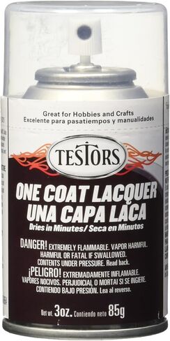 Testors TLACQUER-1834 Aerosol Lacquer Paint 3oz-Wet Look Clear in Saudi Arabia