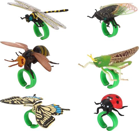 JOYIN 30 Pcs Valentines Day Gift Cards Realistic Bug Toy Set for Kids Valentine's Classroom Exchange Party Favor Toys, Valentine Gift Exchange in Saudi Arabia