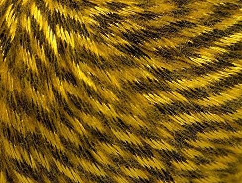 Rock Star, Yellowjacket - أصفر ساطع وذهبي وأسود، لامع، غزل من مزيج الأكريليك من صوف المرينو والنايلون الناعم، 50 جرام in Kuwait