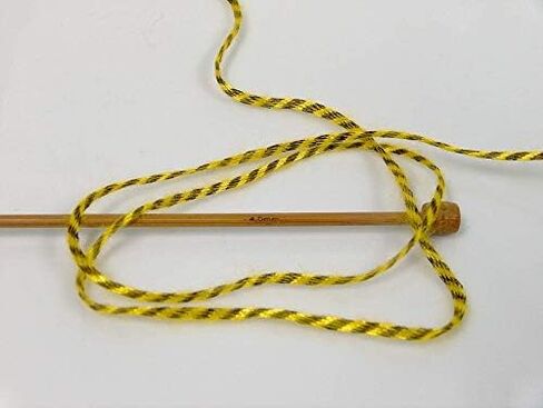 Rock Star, Yellowjacket - أصفر ساطع وذهبي وأسود، لامع، غزل من مزيج الأكريليك من صوف المرينو والنايلون الناعم، 50 جرام in Kuwait