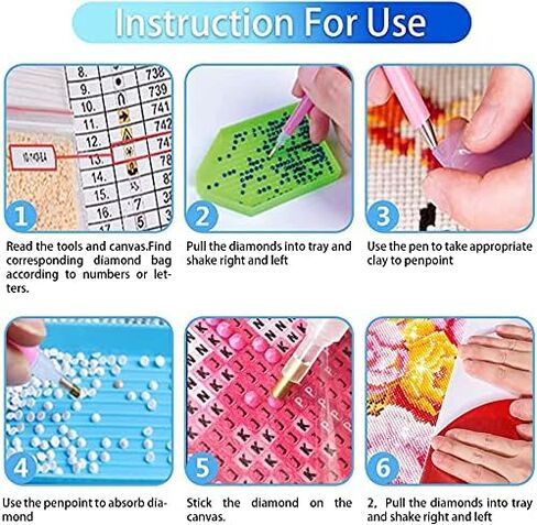 3 Pack 5D Diamond Painting by Numbers Kits for Adults,Prince and Princess Full Drill Rhinestone Embroidery Cross Stitch Arts Crafts Painting for Kids Beginner Home Wall Decor,DIY Gift,16"X12" in Kuwait