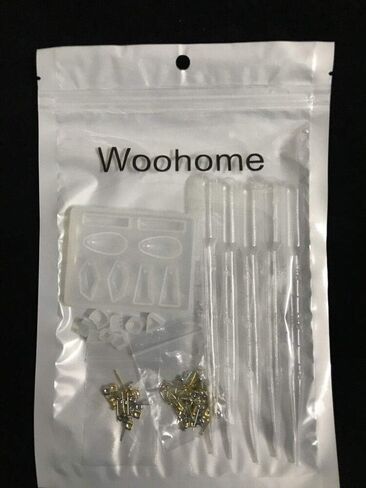 36 PCS Stud Earring Mold Tool Included 9 PCS Silicone Resin Mould, 20 PCS Stud Earring and 8 PCS Ear Hook, Woohome Casting Moulds Clear Tiny Ear for DIY Jewelry Craft Making in Saudi Arabia
