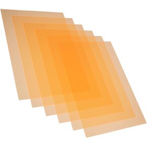 Hemobllo 6Pcs Colored Light Diffuser Sheet 11.69 X 8.26 in PVC Filter Sheet for Photography Classroom Light Filters Color Correction Art Projects Reading Support in Kuwait