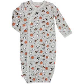 Zutano Unisex Kimono Gown, 0-6 Months, Extra Soft Organic Cotton in Kuwait