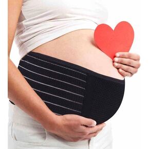 AIWITHPM Belly Band for Pregnancy Maternity Belt Pregnancy Support Belt Bump Band Abdominal Brace Belt - Relieve Lower Back, Pelvic and Hip Pain (Breathable/Adjustable) in Saudi Arabia