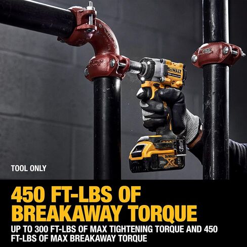 DEWALT ATOMIC 20V MAX* 1/2 in. Cordless Impact Wrench with Hog Ring Anvil (Tool Only) (DCF921B) in Saudi Arabia