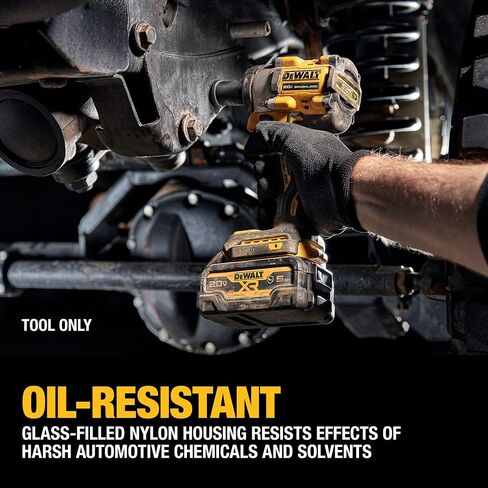 DEWALT ATOMIC 20V MAX* 1/2 in. Cordless Impact Wrench with Hog Ring Anvil (Tool Only) (DCF921B) in Saudi Arabia