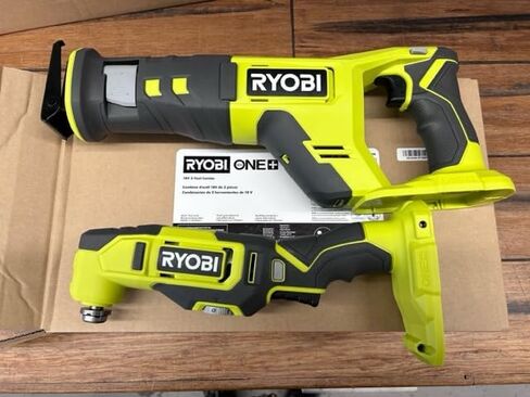 Ryobi One+ 18V Cordless 2-Tool Combo Kit w/Multi-Tool & Reciprocating Saw (Tools Only) in Saudi Arabia
