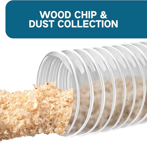 خرطوم جمع الغبار PVC مقاس 4 بوصات مقاس 10 بوصات، خرطوم جمع الغبار PVC المقاوم للثقب مع ملف أسلاك من الفولاذ الكربوني، خرطوم تجميع الأبخرة PVC الثقيل الشفاف المرن لأنظمة جمع الغبار ومنافذ 4 بوصات in Kuwait