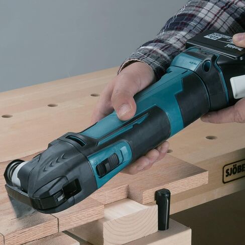 ماكيتا BL1850BDC2 18V LXT بطارية ليثيوم أيون وحزمة بداية الشاحن السريع الأمثل (5.0Ah) مع XVJ03Z 18V LXT ليثيوم أيون منشار تهزهز لاسلكي in Saudi Arabia