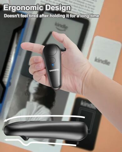 جهاز التحكم عن بعد Vanwirel RF لصفحة التحكم عن بعد متوافق مع Kindle Reading وiPhone وiPad وiOS Android Tablets وقراءة الروايات والتقاط الصور in Kuwait