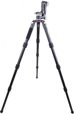 رأس جيمبال من ألياف الكربون من Leifrotto للكاميرات التي لا تحتوي على مرايا، رأس حامل ثلاثي صغير بحجم السفر نظام QR Arca-Swiss QR، التصوير باستخدام لوحة PL100N، لكاميرا DSLR حتى 66.1 رطل/30 كجم GHL5C in Kuwait