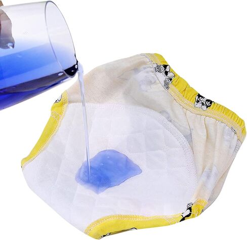 Unisex Potty Underwear Cotton Toddler Boys and Girls Pee Training Underpants Waterproof Reusable Pants 6-Pack in Kuwait