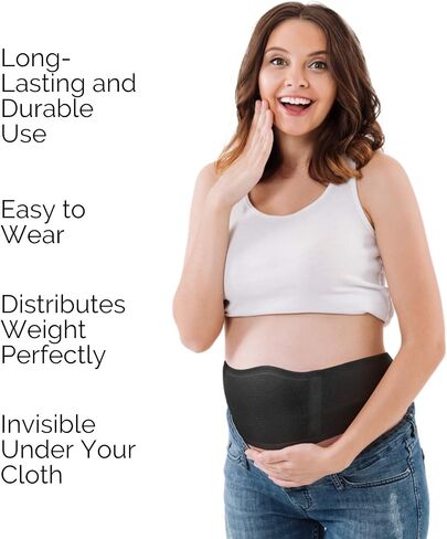 حزام للامومة، حزام دعم الحمل، حماية دعم الظهر، حزام بطن جيد التهوية يوفر تخفيف الام الورك والحوض واسفل الظهر in Kuwait