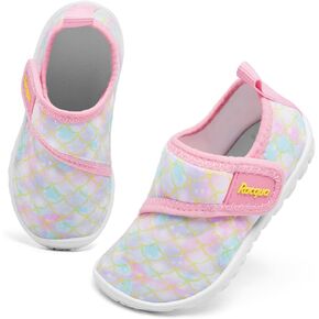 Racqua Toddler Baby Water Shoes Barefoot Quick Dry Swim Sport Pool Aqua Shoes for Boy's Girl's(Baby/Toddler)