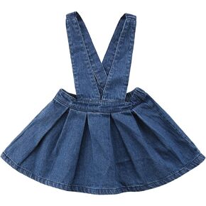 ZAXARRA Toddler Baby Girls Strap Suspender Skirt Overalls Dress Outfit in Kuwait