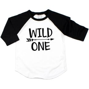Boy First Birthday Shirt 1st Birthday Boy Outfit Wild One in Kuwait