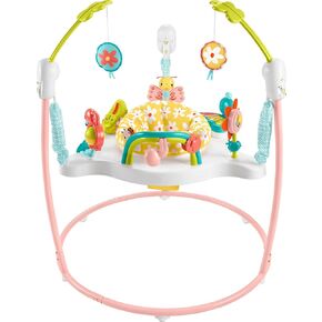 Fisher-Price Baby Tiger Time Jumperoo، مركز أنشطة الرضع المزود بالموسيقى والأضواء والأصوات والتعليم المبكر in Kuwait