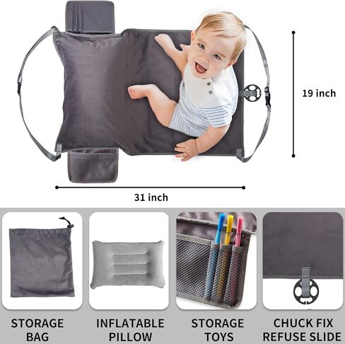 UNARK بطانية تعتيم للطائرة لأساسيات السفر بالطائرة، غطاء مظلة تعتيم محمول للخصوصية، حزمة مساحة نوم الطفل، غطاء تعتيم للعب in Kuwait