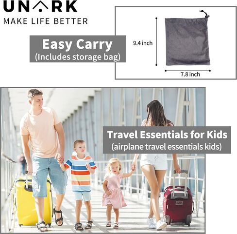 UNARK بطانية تعتيم للطائرة لأساسيات السفر بالطائرة، غطاء مظلة تعتيم محمول للخصوصية، حزمة مساحة نوم الطفل، غطاء تعتيم للعب in Kuwait