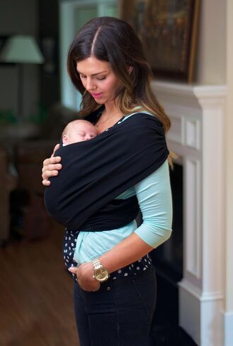 JJ Cole Agility Stretch Baby Carrier - Adjustable Baby Wrap Carrier - Adjusts for Infant to Toddler - 8 lbs. to 35 lbs. - Small in Kuwait