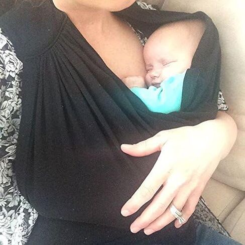 JJ Cole Agility Stretch Baby Carrier - Adjustable Baby Wrap Carrier - Adjusts for Infant to Toddler - 8 lbs. to 35 lbs. - Small in Kuwait