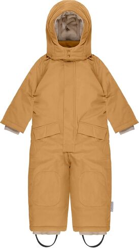 معطف 7AM Enfant Baby Snowsuit - بدلات ثلجية مطبوعة بسحاب للأطفال مع جيبين، طارد للماء | معطف شتوي بغطاء للرأس in Kuwait