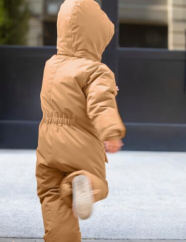 معطف 7AM Enfant Baby Snowsuit - بدلات ثلجية مطبوعة بسحاب للأطفال مع جيبين، طارد للماء | معطف شتوي بغطاء للرأس in Kuwait