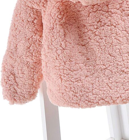 سترة Aivtalk Baby Toodler الغامضة معطف قطني لطيف بقلنسوة ملابس خارجية شتوية دافئة in Kuwait