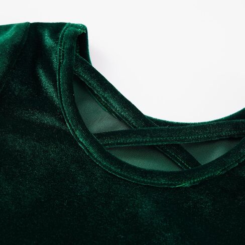Weixinbuy Toddler Girl Fall Winter Clothes Outfit Baby Girl Velvet Twirl Dress Long Sleeve Pocket Swing Party Dress for Girl in Saudi Arabia