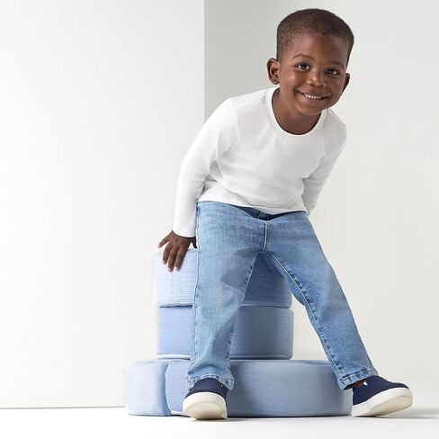 Gerber Baby & Toddler Boys & Girls Straight Leg Stretch Denim Jeans in Saudi Arabia