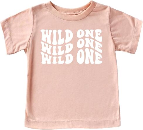 قميص Wild One لعيد الميلاد الأول لعيد ميلاد طفلة أو صبي يبلغ من العمر سنة واحدة in Kuwait