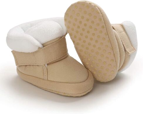 أحذية الثلوج للأطفال الرضع من CINDEAR للفتيات والأولاد ونعل ناعم مضاد للانزلاق للأطفال الصغار في الشتاء الدافئ لحديثي الولادة في الهواء الطلق in Kuwait