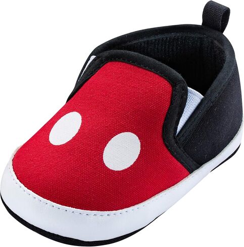 Disney Mickey & Minnie Mouse Infant Slip-On Shoes, Baby Crib Sneakers, Sizes 3–18 Months in Saudi Arabia
