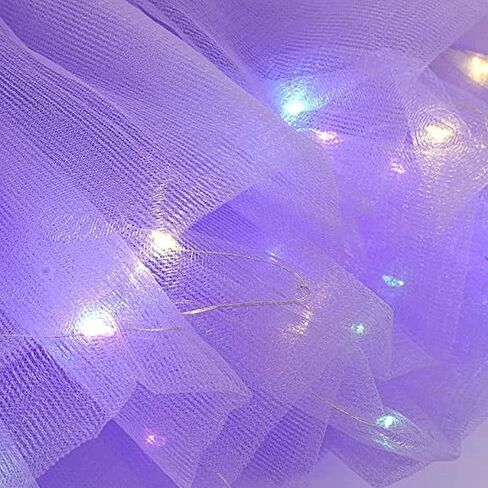Girl Tutu Skirts, 2-8 Years Baby Girls Light Up LED Tutu Skirt Magic Light Princess LED Dancing Skirt Tulle Ballet in Saudi Arabia