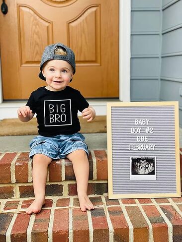 Big Brother Shirt Toddler Baby Boy Promoted to Big Brother Announcement Tshirt Infant Short Sleeve Clothes in Saudi Arabia