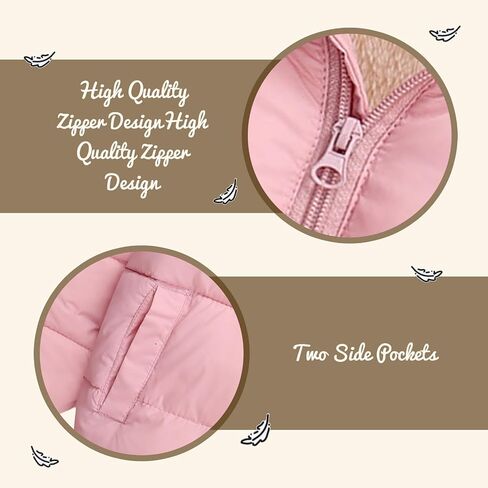 Winter Coats for Toddler Kids Infants Baby Boys Girls Light Puffer Warm Thick Hooded Down Jacket for 2-7 Years in Saudi Arabia