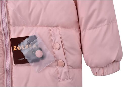 بدلة ثلج شتوية للفتيات من ZOEREA، مجموعة ملابس أطفال شتوية بغطاء للرأس + بنطلون بدلة ثلج للأولاد للجنسين والأطفال in Kuwait