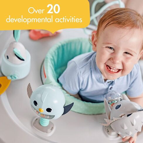 Tiny Love 4-in-1 Here I Grow Mobile Activity Center, Baby Walkers and Activity Center, Baby Activity Center with Interactive Toys and Developmental Activities, Meadow Days in Saudi Arabia