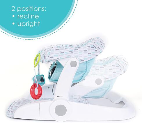 Summer Infant Learn-to-Sit 2-Position Floor Seat (Funfetti Pink) – Sit Baby Up in This Adjustable Baby Activity Seat Appropriate for Ages 4-12 Months – Includes Toys in Saudi Arabia