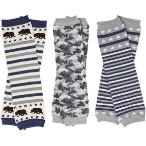 juDanzy 3 Pack of Baby and Toddler Boy Leg Warmers