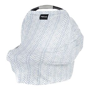 Milk Snob Original 5-in-1 Cover - Added Privacy for Breastfeeding, Baby Car Seat, Carrier, Stroller, High Chair, Shopping Cart, Lounger Canopy - Newborn Essentials, Nursing Top, Herringbone | Nursing Cover for Breastfeeding - Baby Car Seat Canopy & Stroll in Kuwait