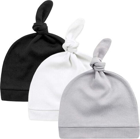 KiddyCare Newborn Baby Hospital Hat for Boy/Girl | Doctor Developed Baby Hats 0-6 Months, Baby Beanies for Infant Babies in Saudi Arabia