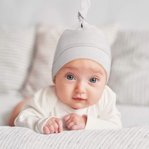 KiddyCare Newborn Baby Hospital Hat for Boy/Girl | Doctor Developed Baby Hats 0-6 Months, Baby Beanies for Infant Babies in Saudi Arabia