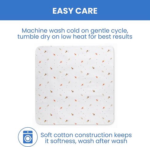 Delta Children 100% Cotton Flannel Baby Receiving Blankets for Girls and Boys – 30x30 Inches (Pack of 2), Pink Floral in Kuwait
