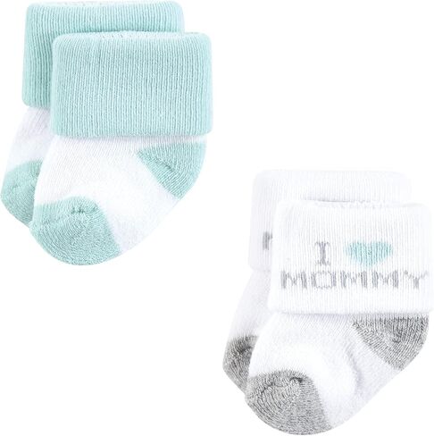 Hudson Baby Baby 8-pack Cotton Rich Newborn and Terry Socks in Saudi Arabia