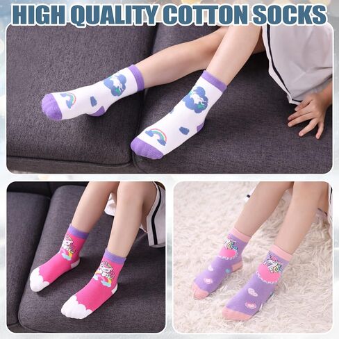 Dosoni Toddler Non Slip Grip Socks Baby Girls Boys Kids Anti Slip Crew Thick Warm Cotton Gift Socks in Saudi Arabia